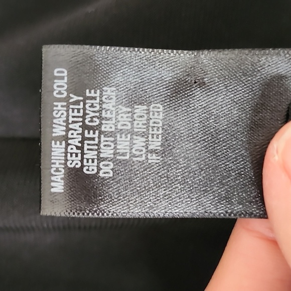 👉*NWT* SEXY LONG BLACK DRESS W/ BLACK LACE & SIDE SLIT ~SIZE: 12 ~40s RETRO - Picture 13 of 14